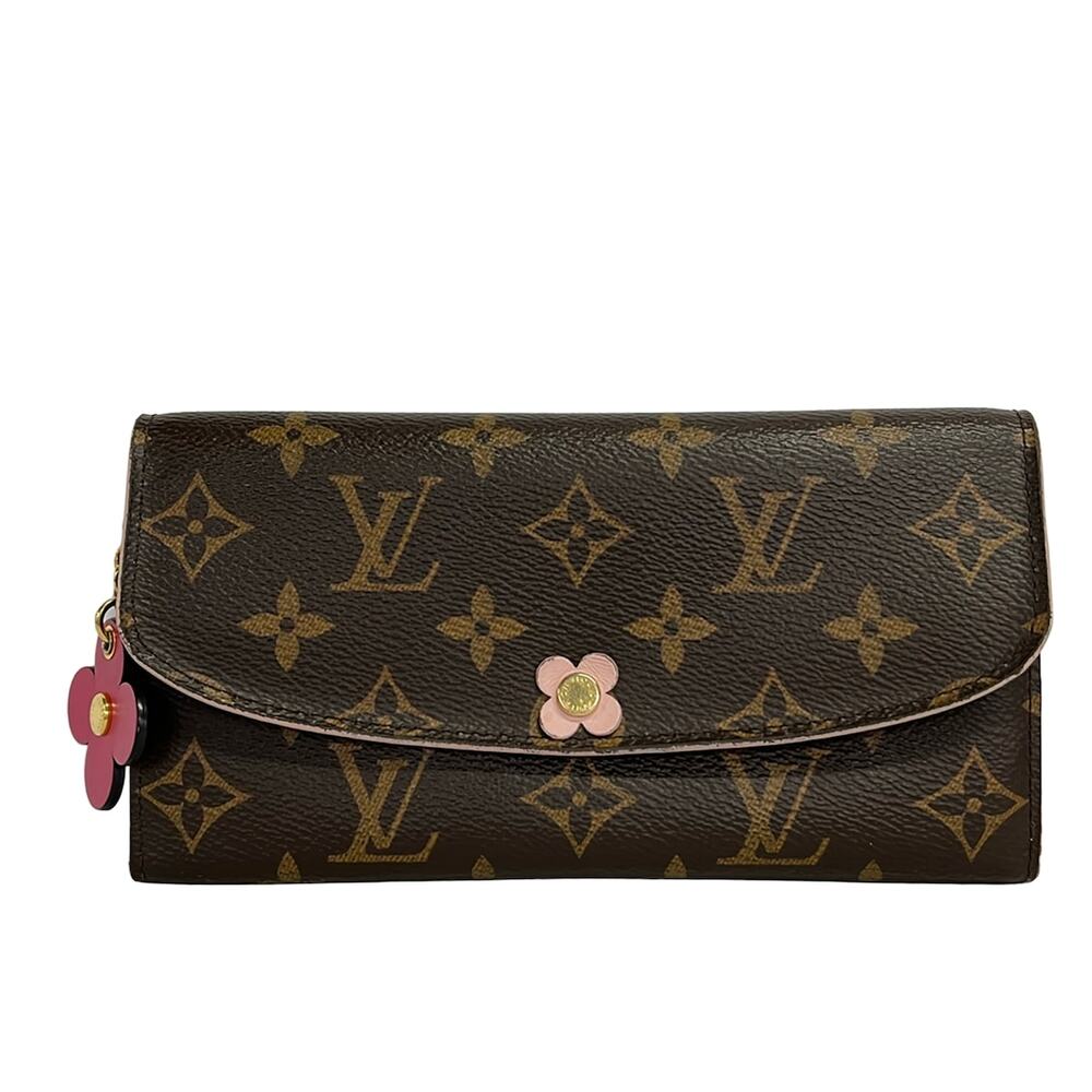Louis Vuitton Portefeuille Emilie Blooming Flower Collection Long Wallet M64202